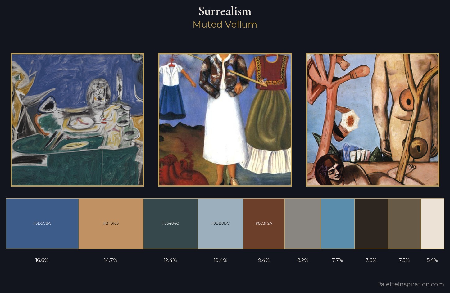 Surrealism Palette 16 — Muted Vellum