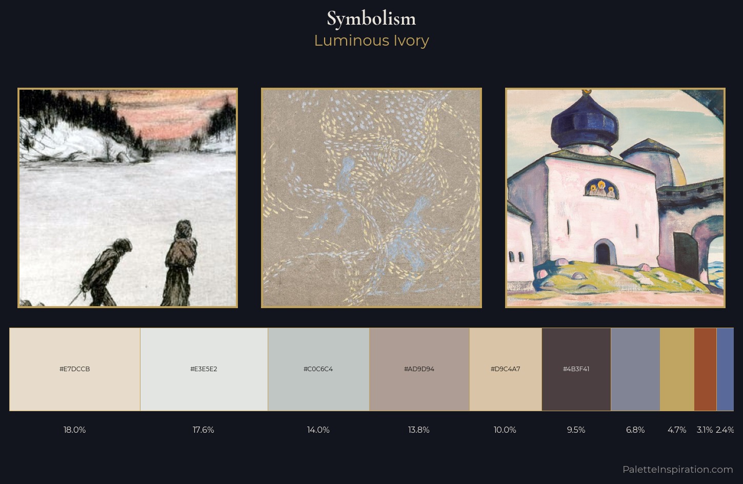Symbolism Palette 2 — Luminous Ivory