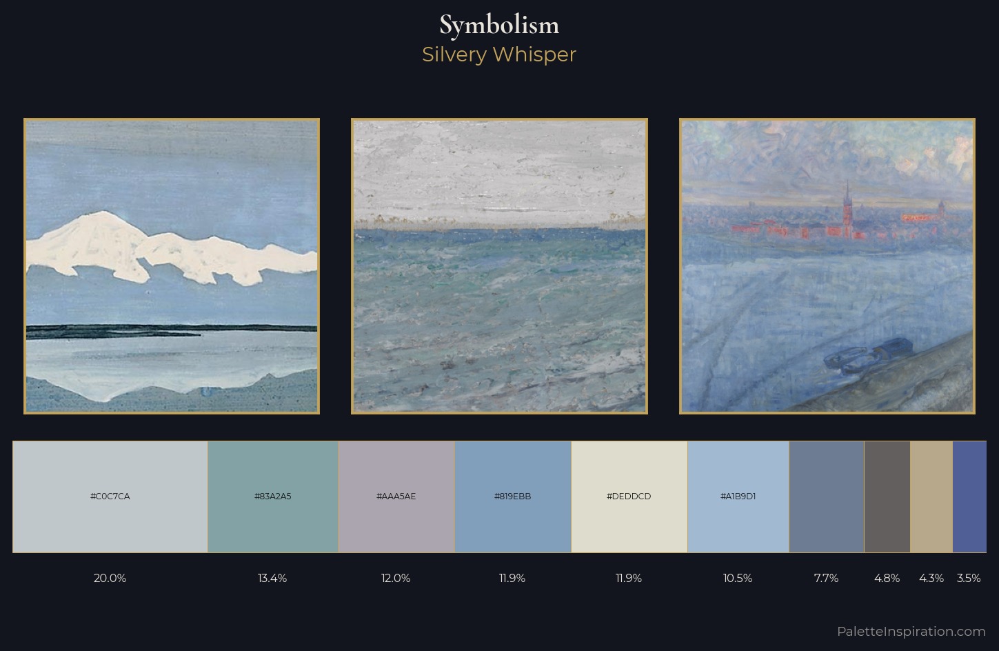 Symbolism Palette 3 — Silvery Whisper