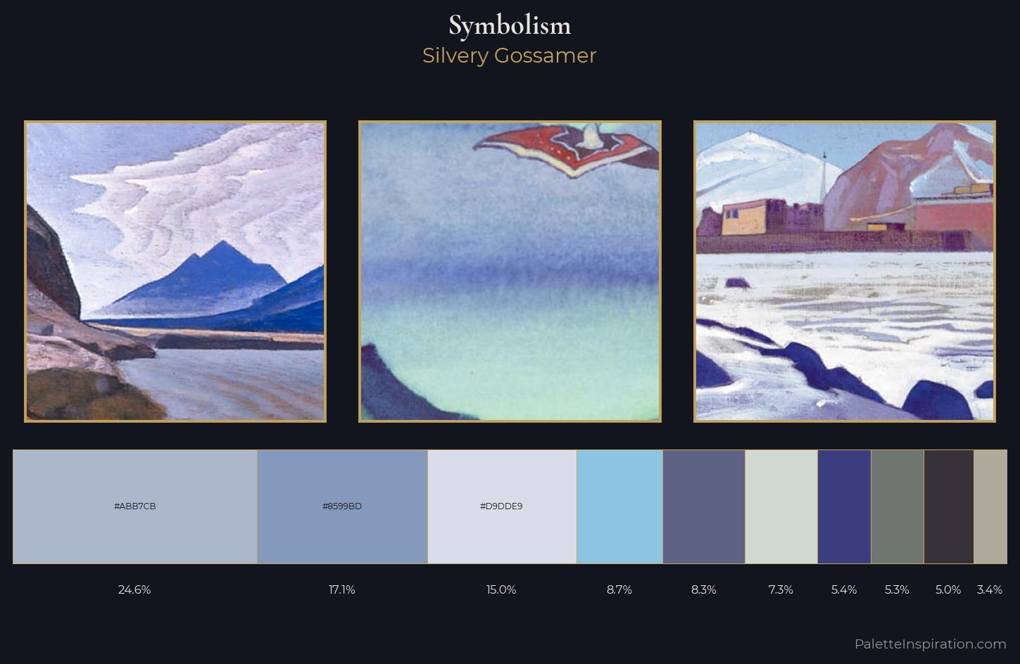 Symbolism Palette 6 — Silvery Gossamer