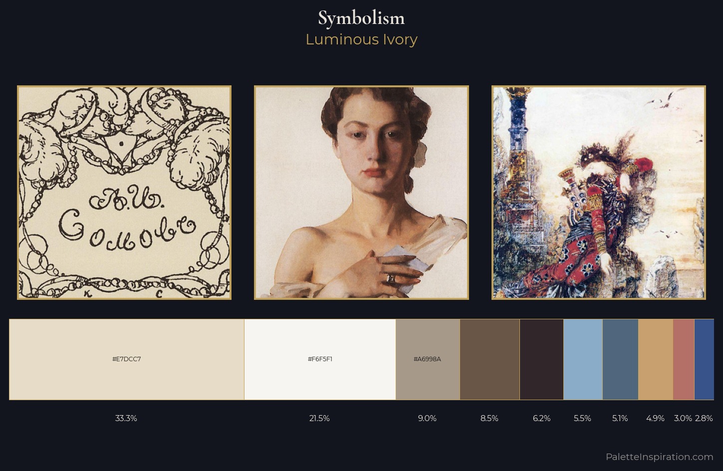 Symbolism Palette 8 — Luminous Ivory