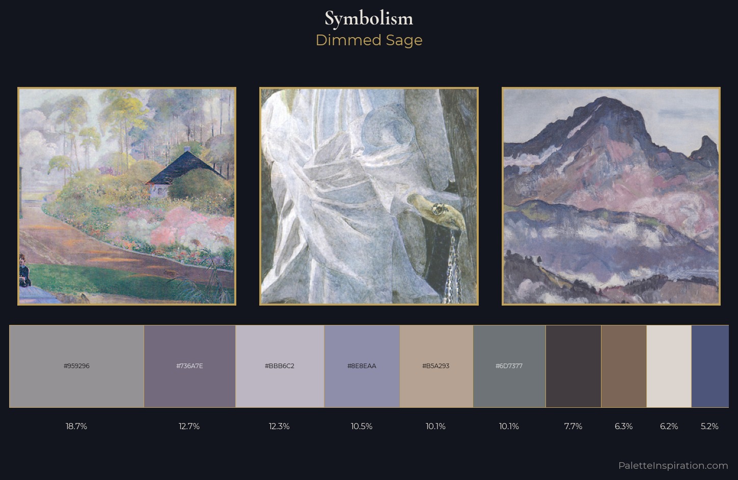 Symbolism Palette 11 — Dimmed Sage