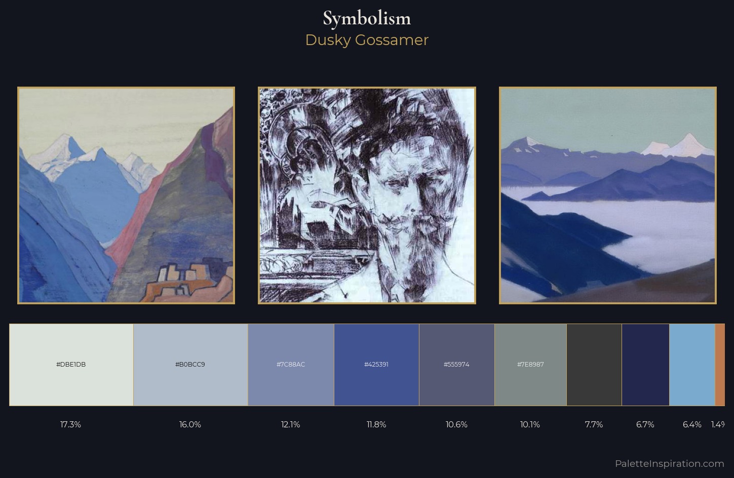 Symbolism Palette 22 — Dusky Gossamer