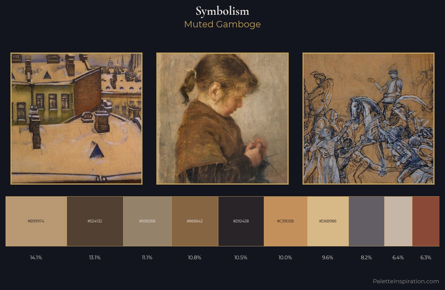 Symbolism Palette 24 — Muted Gamboge