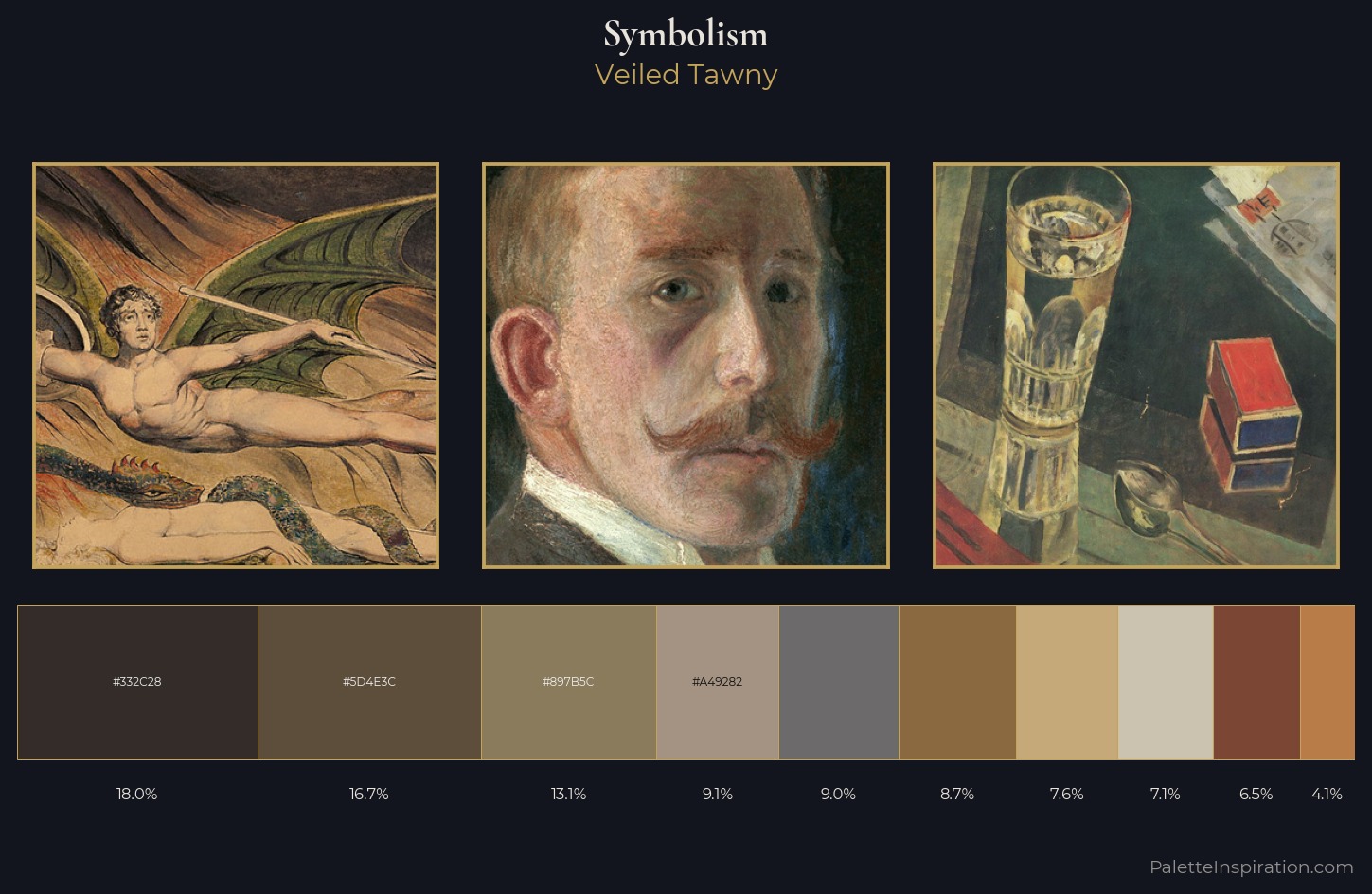 Symbolism Palette 26 — Veiled Tawny