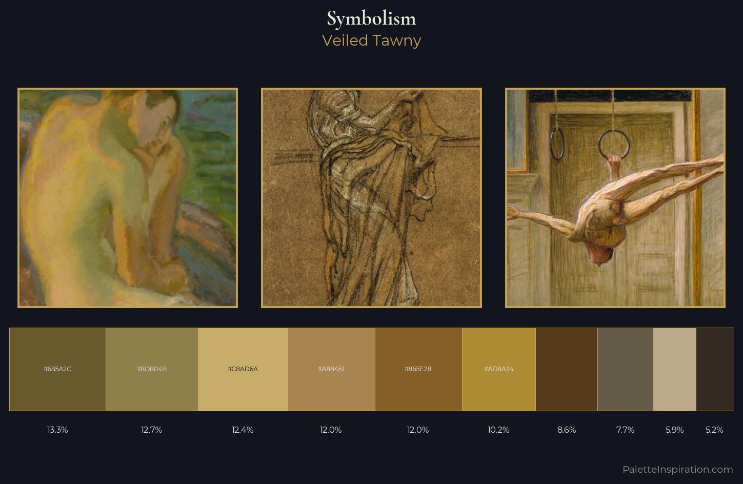 Symbolism Palette 31 — Veiled Tawny