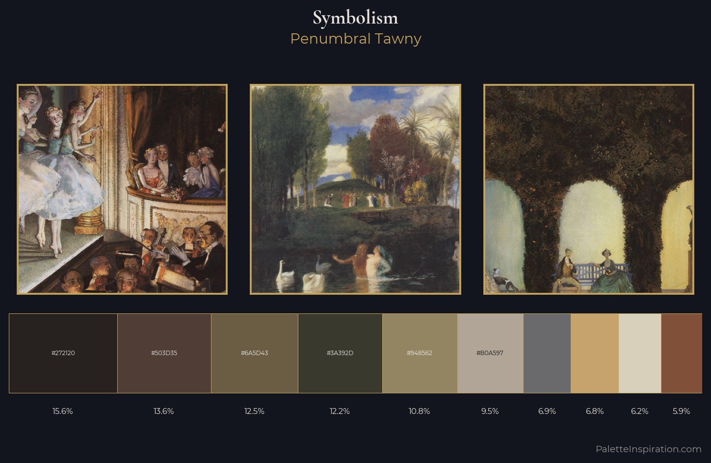 Symbolism Palette 33 — Penumbral Tawny