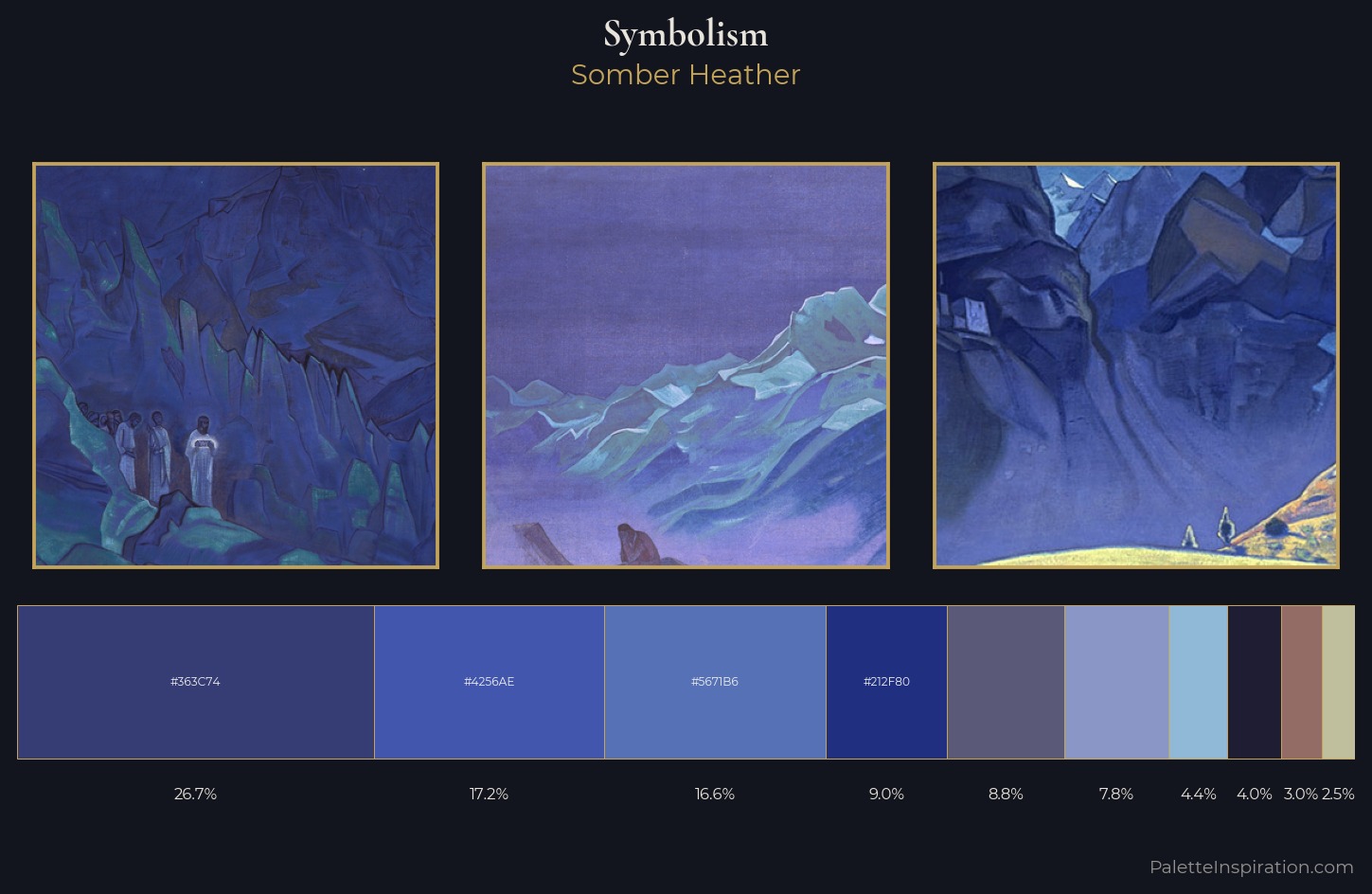 Symbolism Palette 36 — Somber Heather