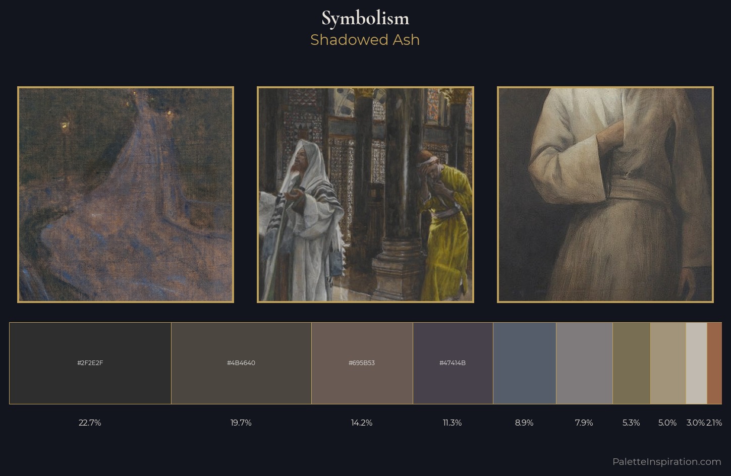 Symbolism Palette 38 — Shadowed Ash