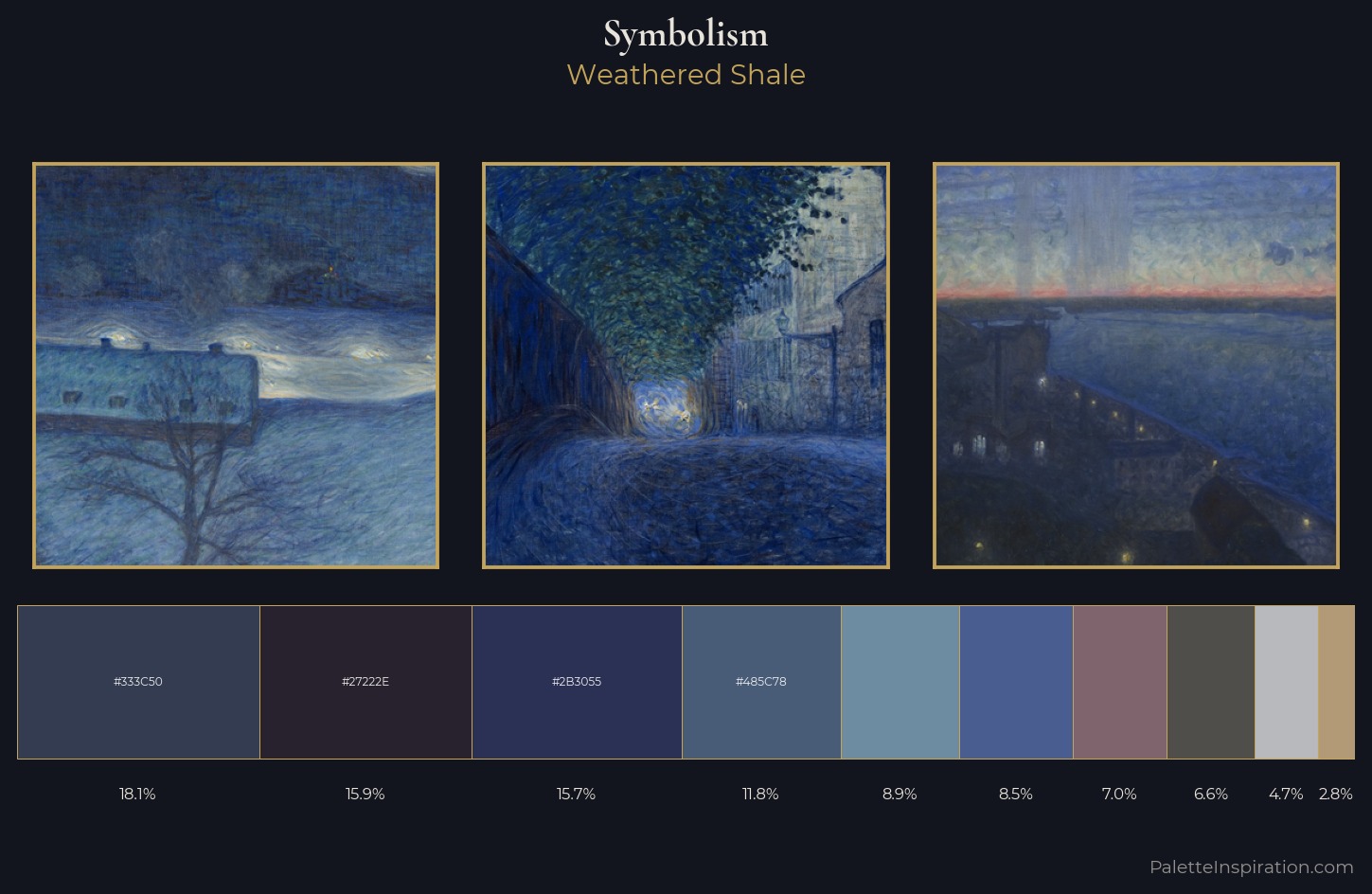 Symbolism Palette 43 — Weathered Shale