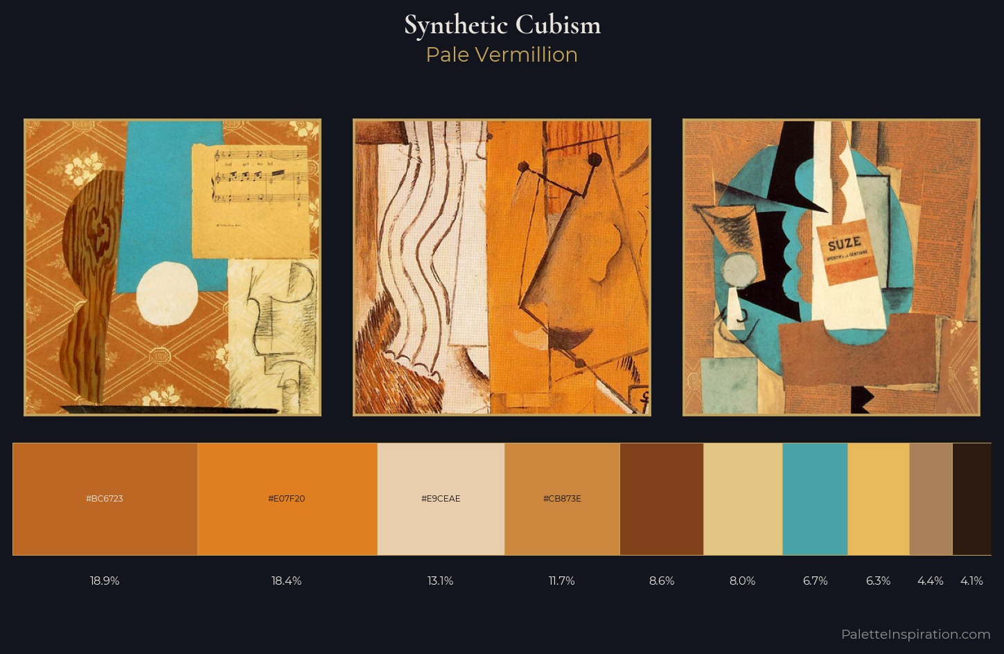 Synthetic Cubism Color Palette
