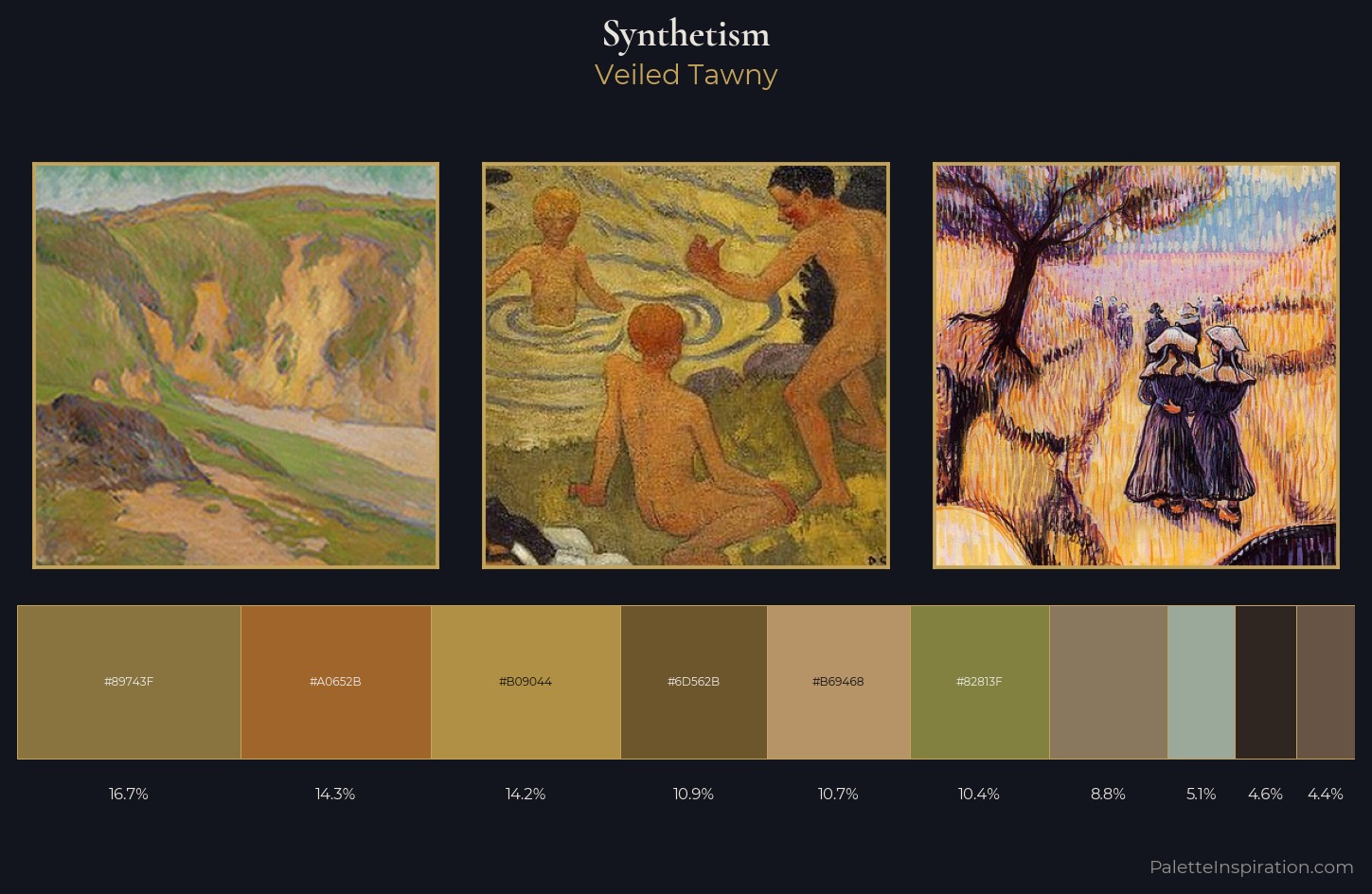 Synthetism Palette 4 — Veiled Tawny