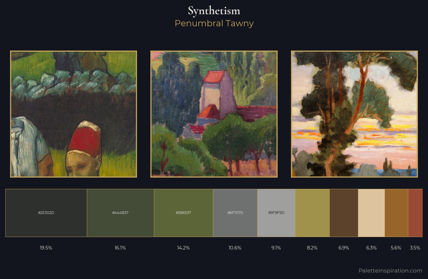 Synthetism Palette 6 — Penumbral Tawny