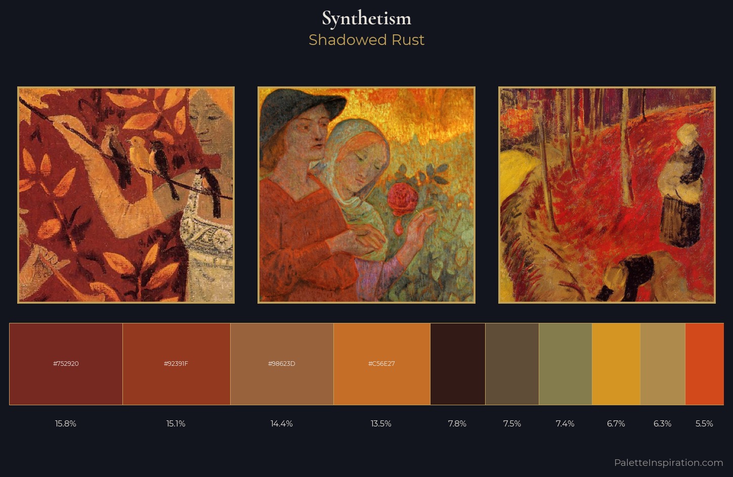 Synthetism Palette 7 — Shadowed Rust