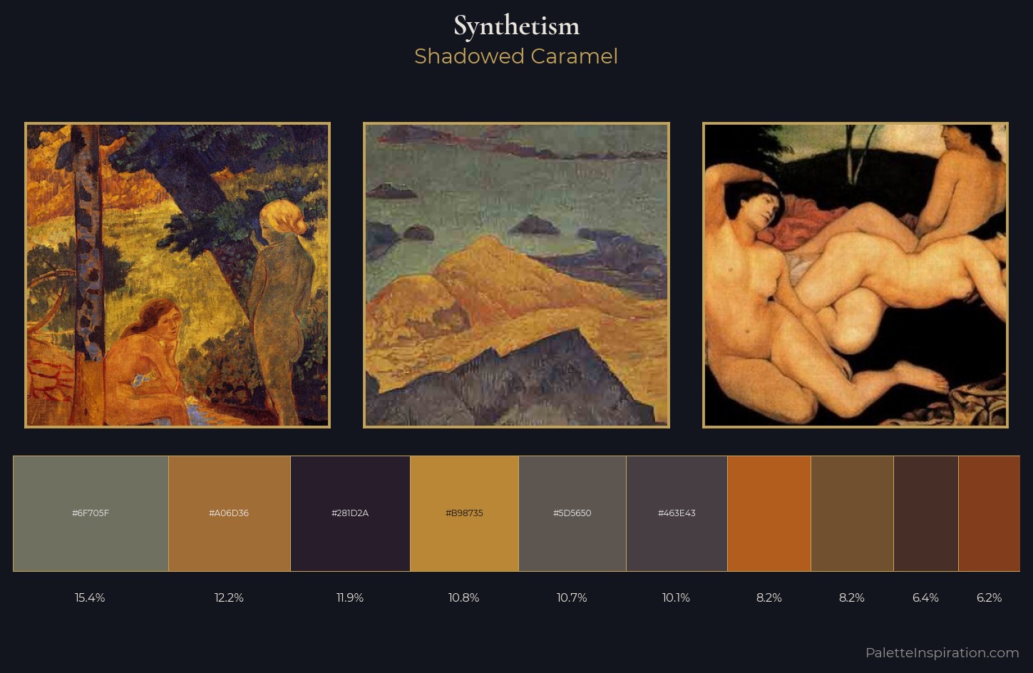 Synthetism Palette 9 — Shadowed Caramel
