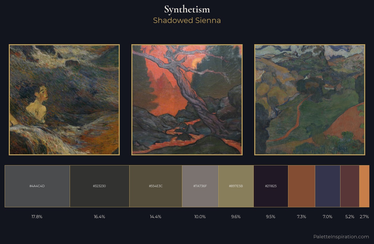 Synthetism Palette 10 — Shadowed Sienna
