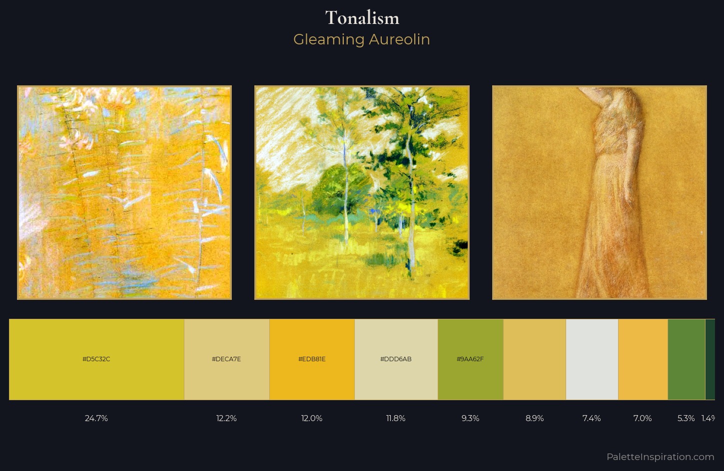 Tonalism Palette 1 — Gleaming Aureolin