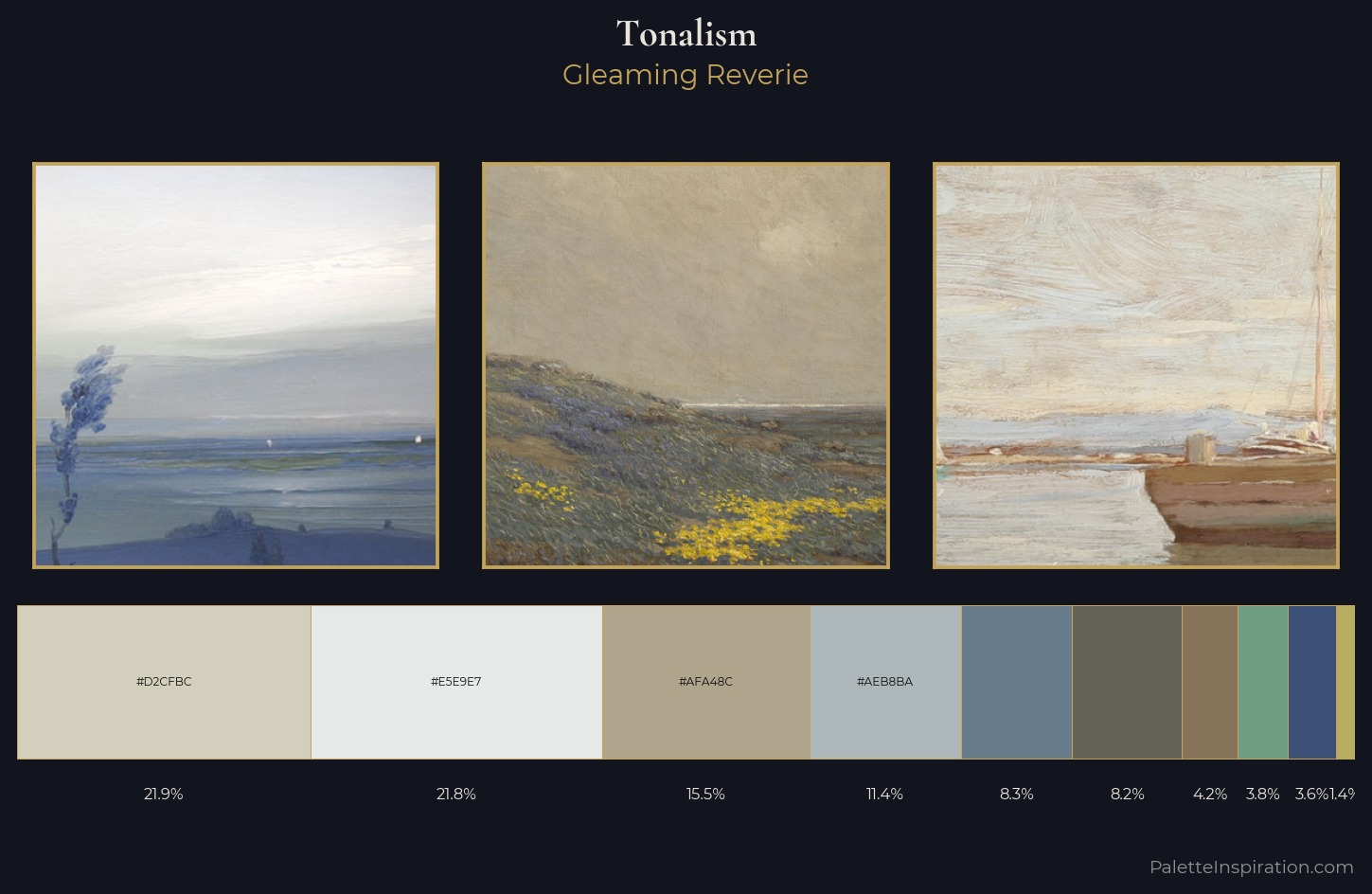 Tonalism Palette 3 — Gleaming Reverie