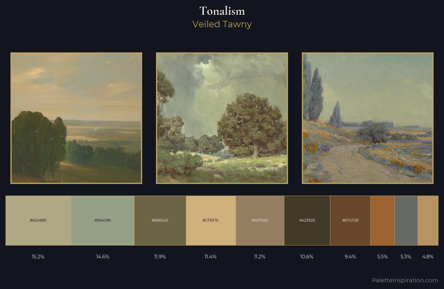 Tonalism Palette 8 — Veiled Tawny