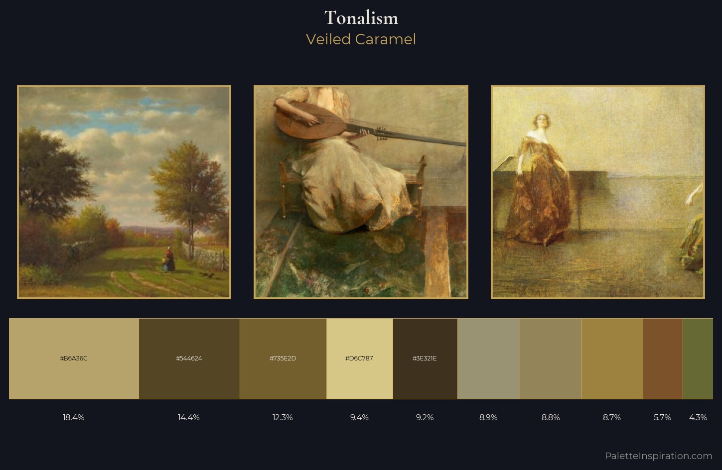Tonalism Palette 10 — Veiled Caramel