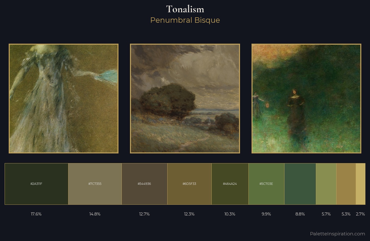 Tonalism Palette 17 — Penumbral Bisque