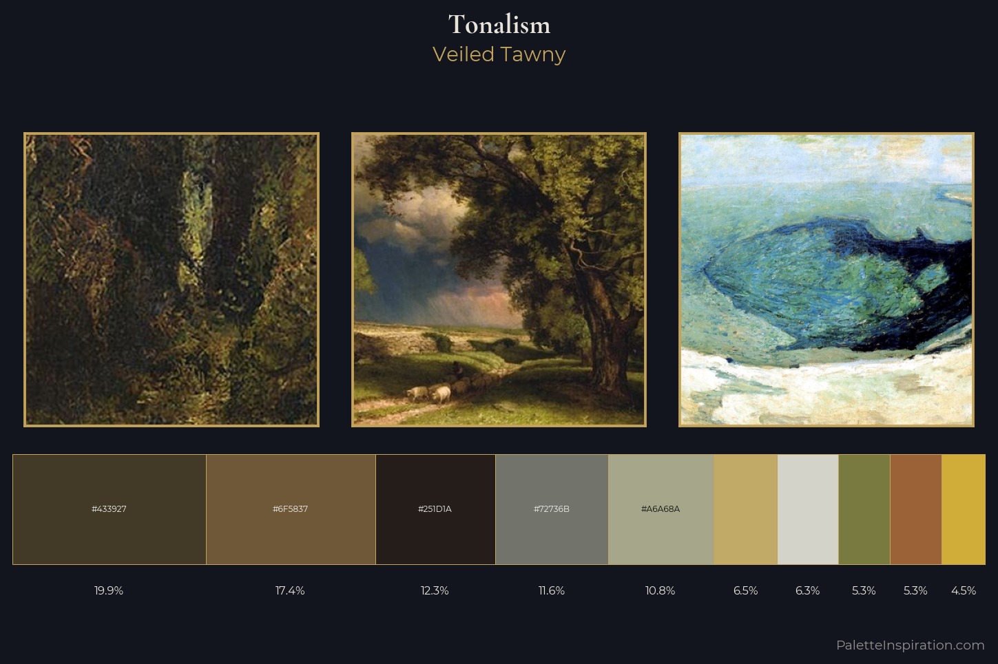 Tonalism Master Palette — Veiled Tawny