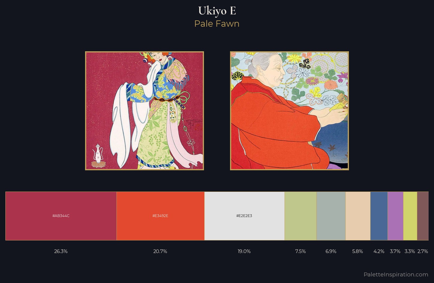 Ukiyo-e Palette 4 — Pale Fawn