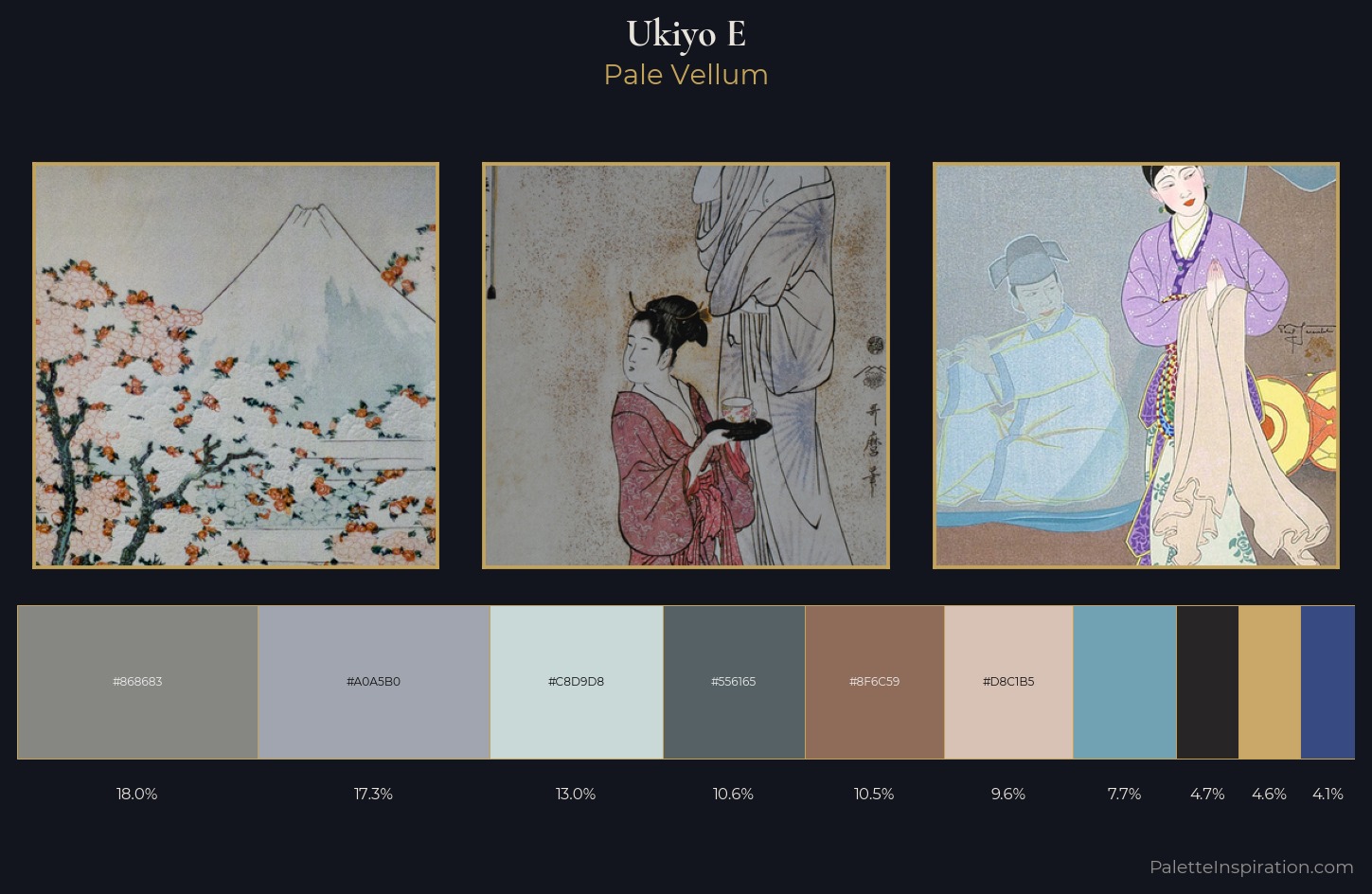 Ukiyo-e Palette 12 — Pale Vellum