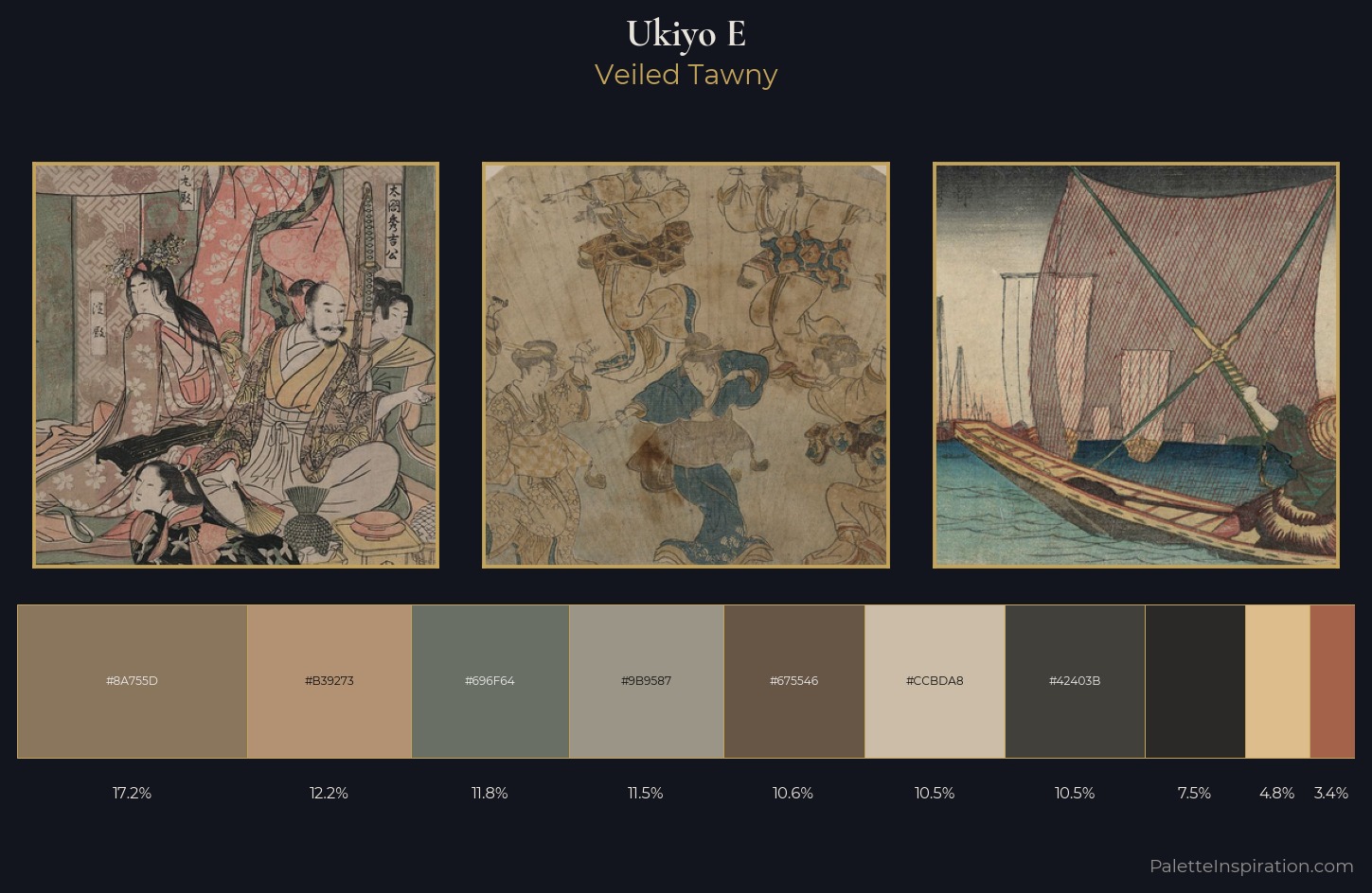 Ukiyo-e Palette 24 — Veiled Tawny