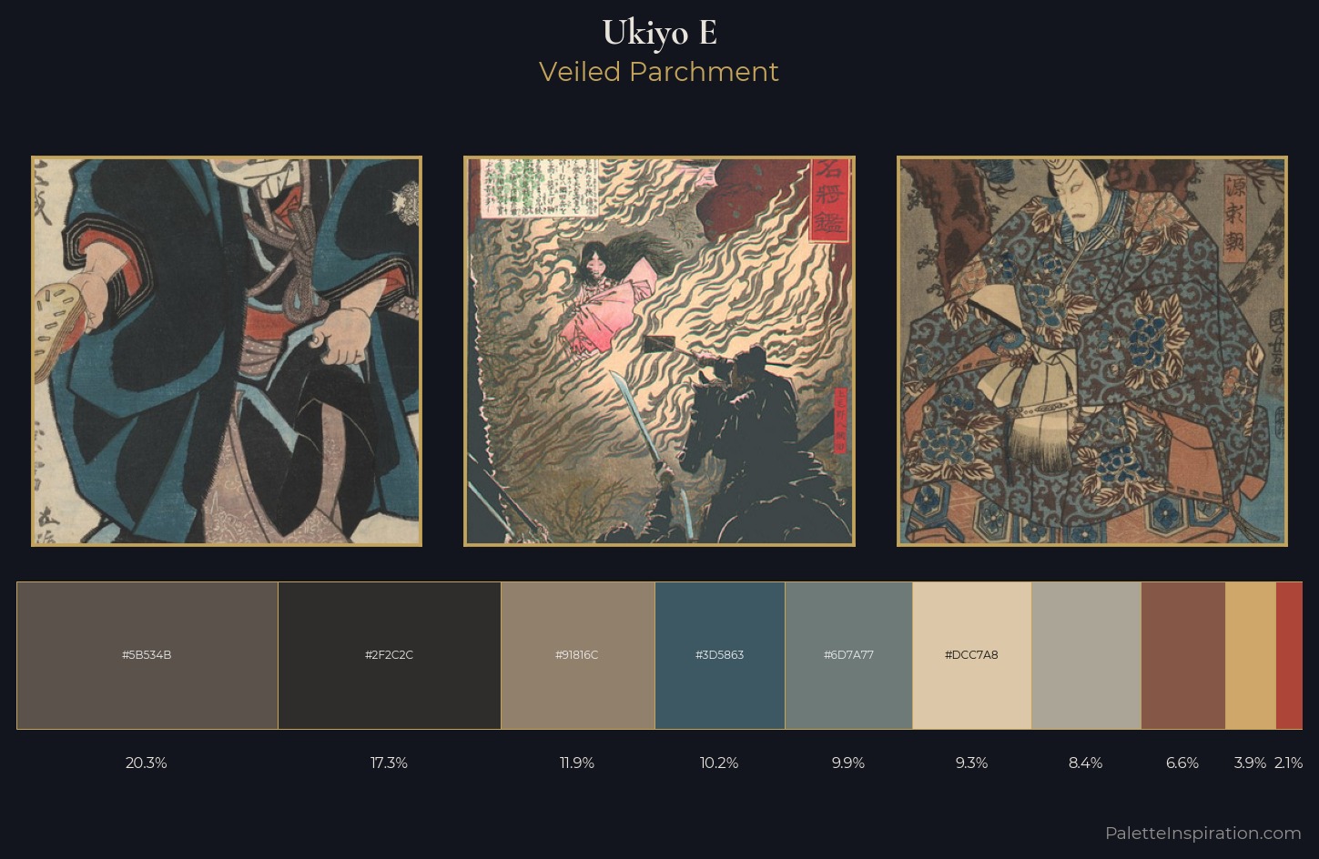 Ukiyo-e Palette 26 — Veiled Parchment