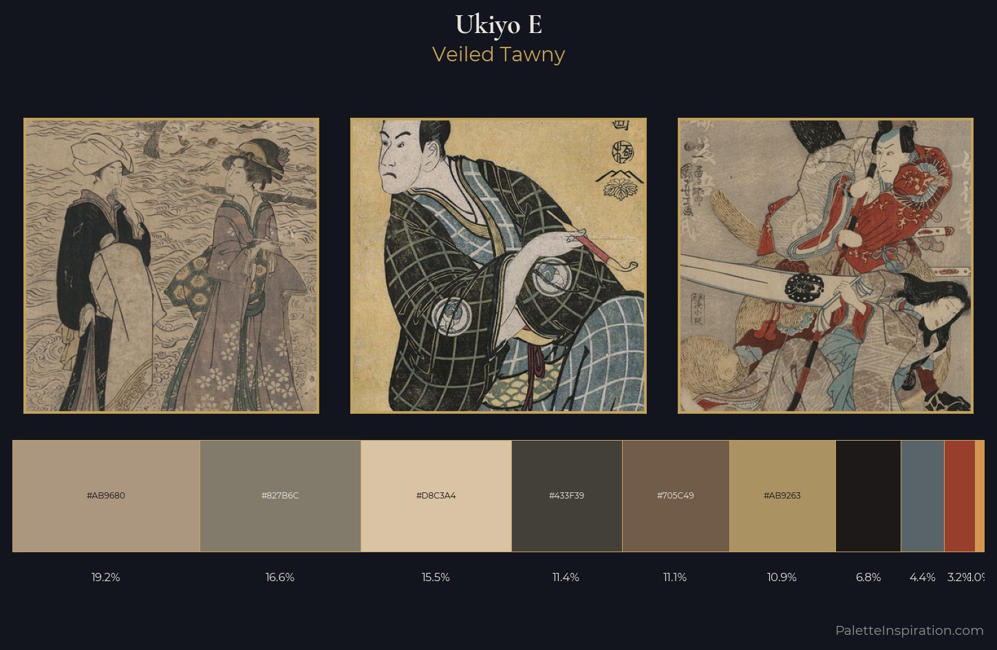 Ukiyo-e Palette 31 — Veiled Tawny