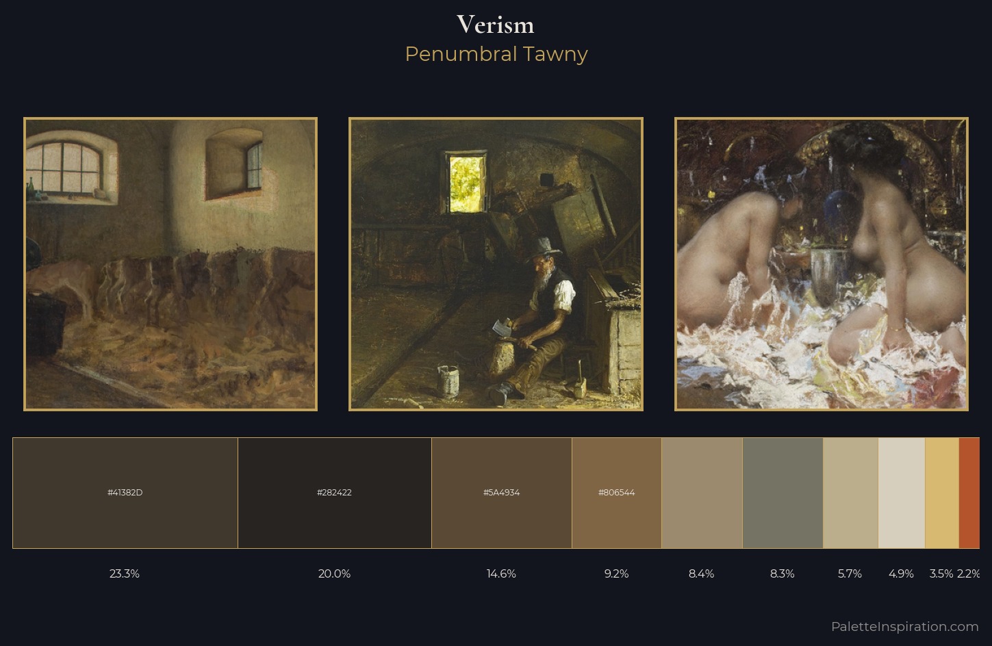 Verism Palette 4 — Penumbral Tawny