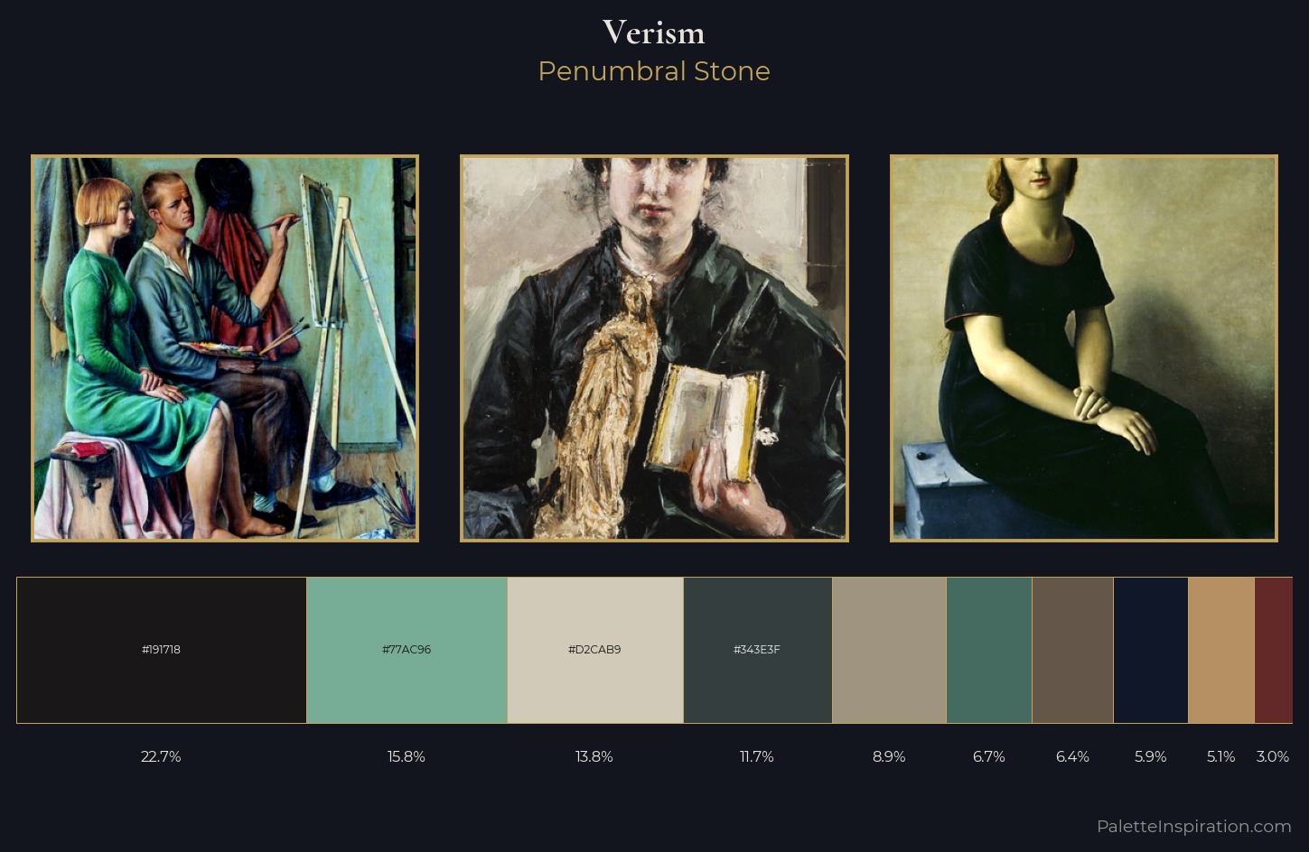 Verism Palette 7 — Penumbral Stone