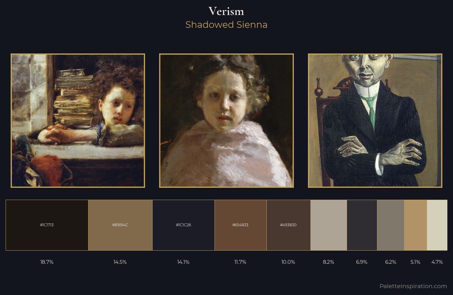 Verism Palette 8 — Shadowed Sienna