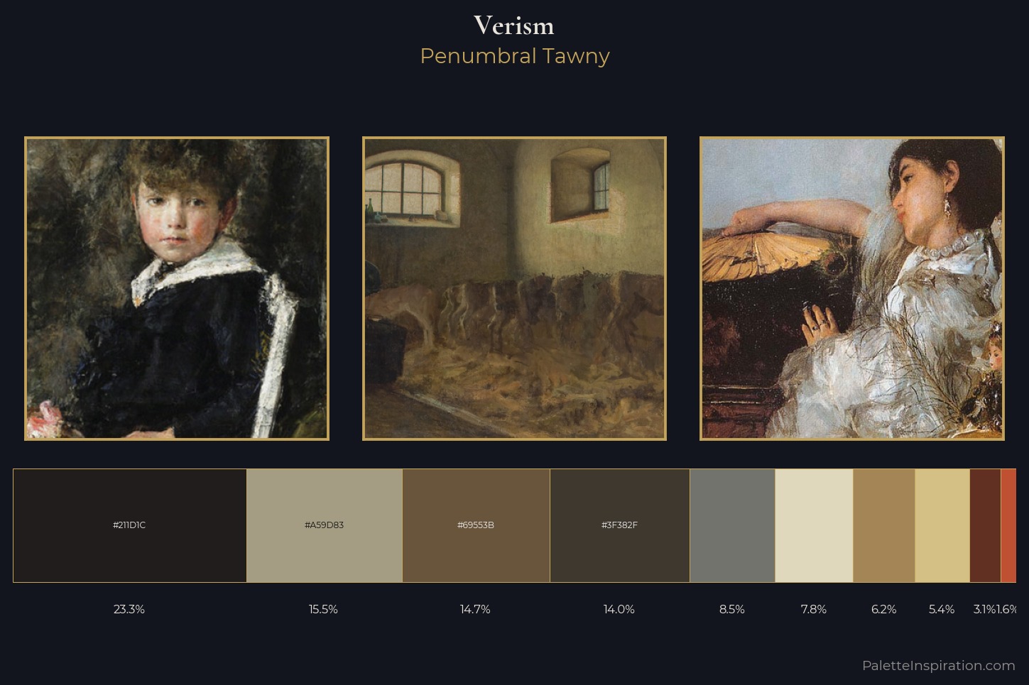 Verism Master Palette — Penumbral Tawny