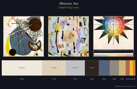 Abstract Art Color Palette
