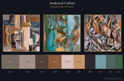 Analytical Cubism Palette 6
