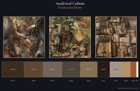 Analytical Cubism Palette 8