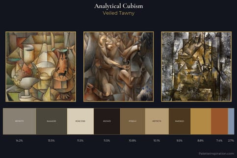 Analytical Cubism Color Palette