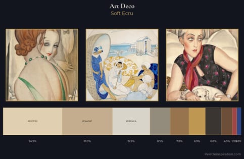 Art Deco Palette 7 - Soft Ecru