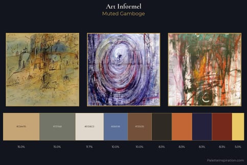 Art Informel Master Palette - Muted Gamboge