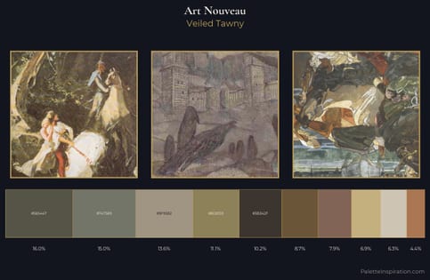 Art Nouveau Palette 18
