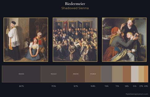 Biedermeier Palette 12 - Shadowed Sienna
