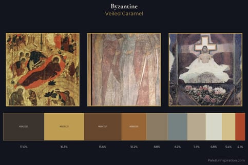 Byzantine Master Palette - Veiled Caramel
