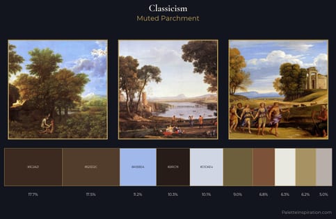 Classicism Palette 3 - Muted Parchment