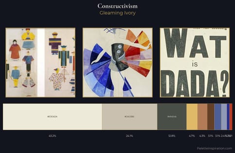 Constructivism Palette 10 - Gleaming Ivory