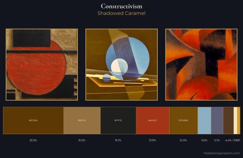 Constructivism Palette 13 - Shadowed Caramel