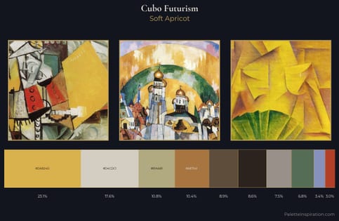 Cubo-Futurism Palette 7 - Soft Apricot