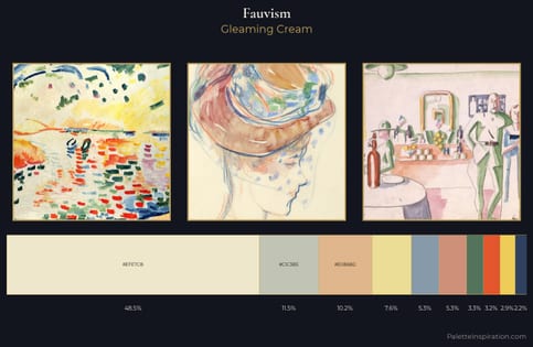 Fauvism Palette 1 - Gleaming Cream