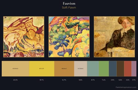 Fauvism Palette 6 - Soft Fawn